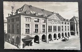 Bern. Kornhaus, Oldtimer Autos, Feldpoststempel