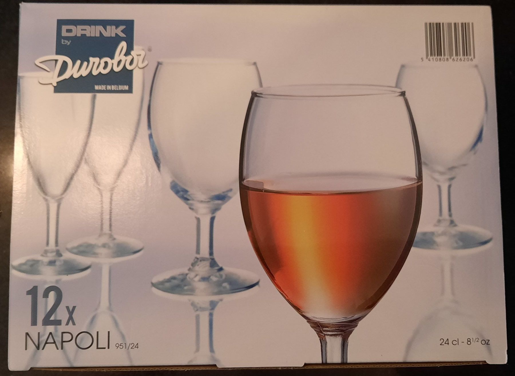 Gläser: DUROBOR Napoli 12x Weinkelch 24 cl – Neu und originalverpackt aus Seuzach von VT-Collections2 1