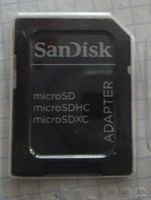 Adapter für Stick / Speicherkarte SanDisk