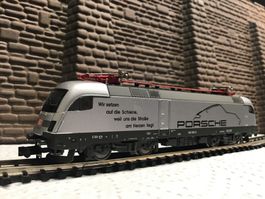 Minitrix N Porsche Lok, DB 182 004-2, Top Zustand!