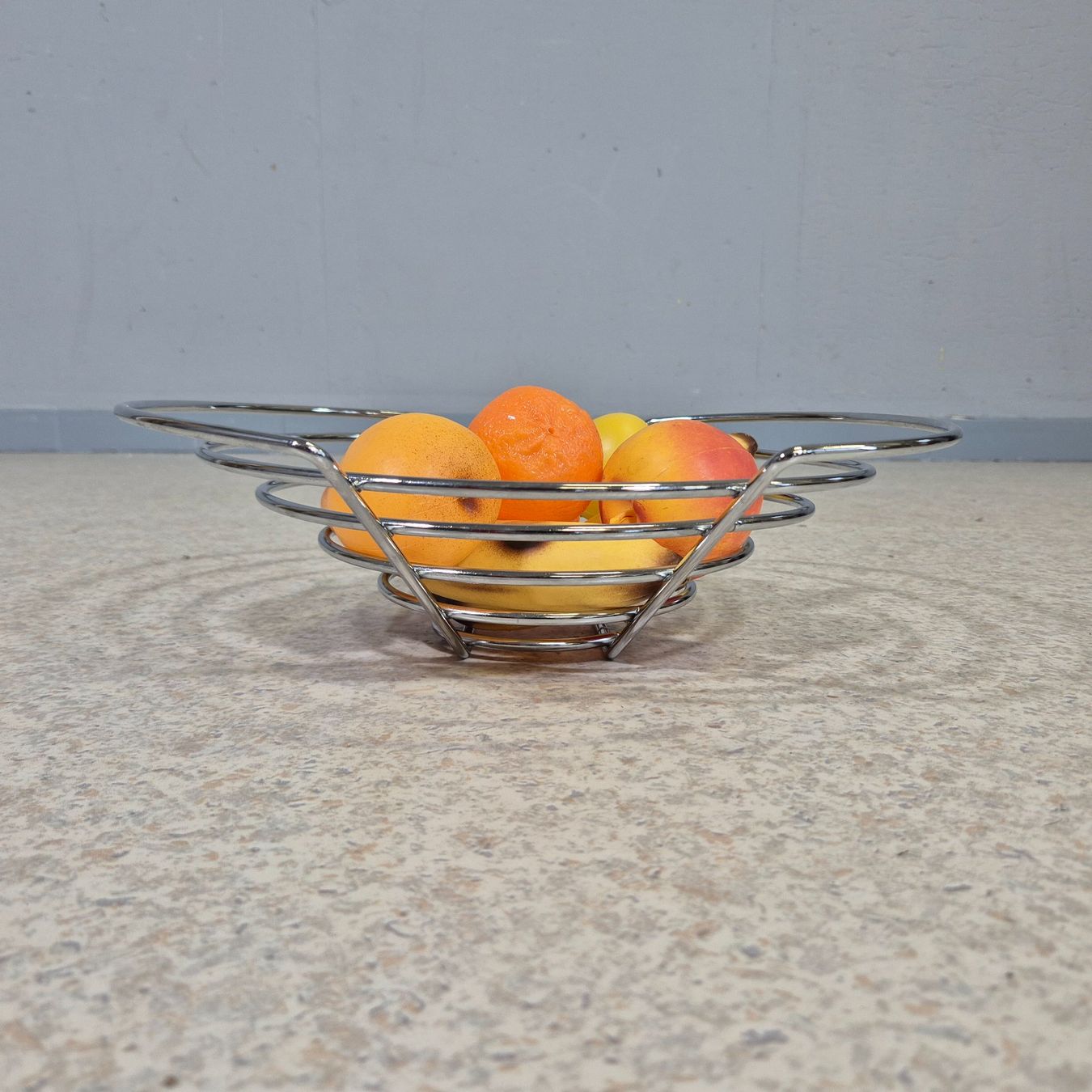 Ciotole: Früchtekorb Früchteschale Obstschale Korb verchromt – Usato da Nottwil venduto da Wondewa-Shop 3