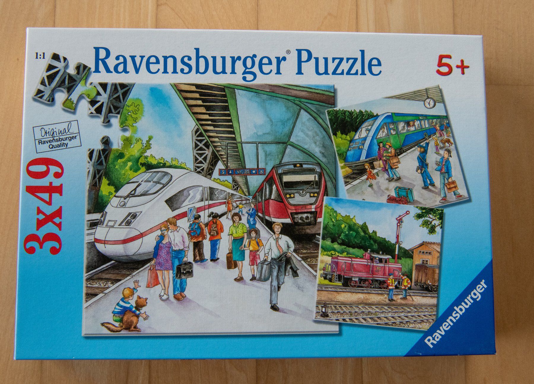 Ravensburger Puzzle: Ravensburger Puzzle Züge – Usato da Meilen venduto da luca70