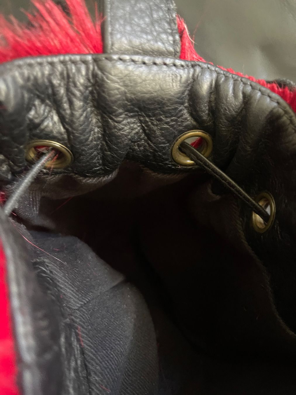 Borse: Leder Kuh Pelz Tasche – Usato da Hinterkappelen venduto da simona67 2
