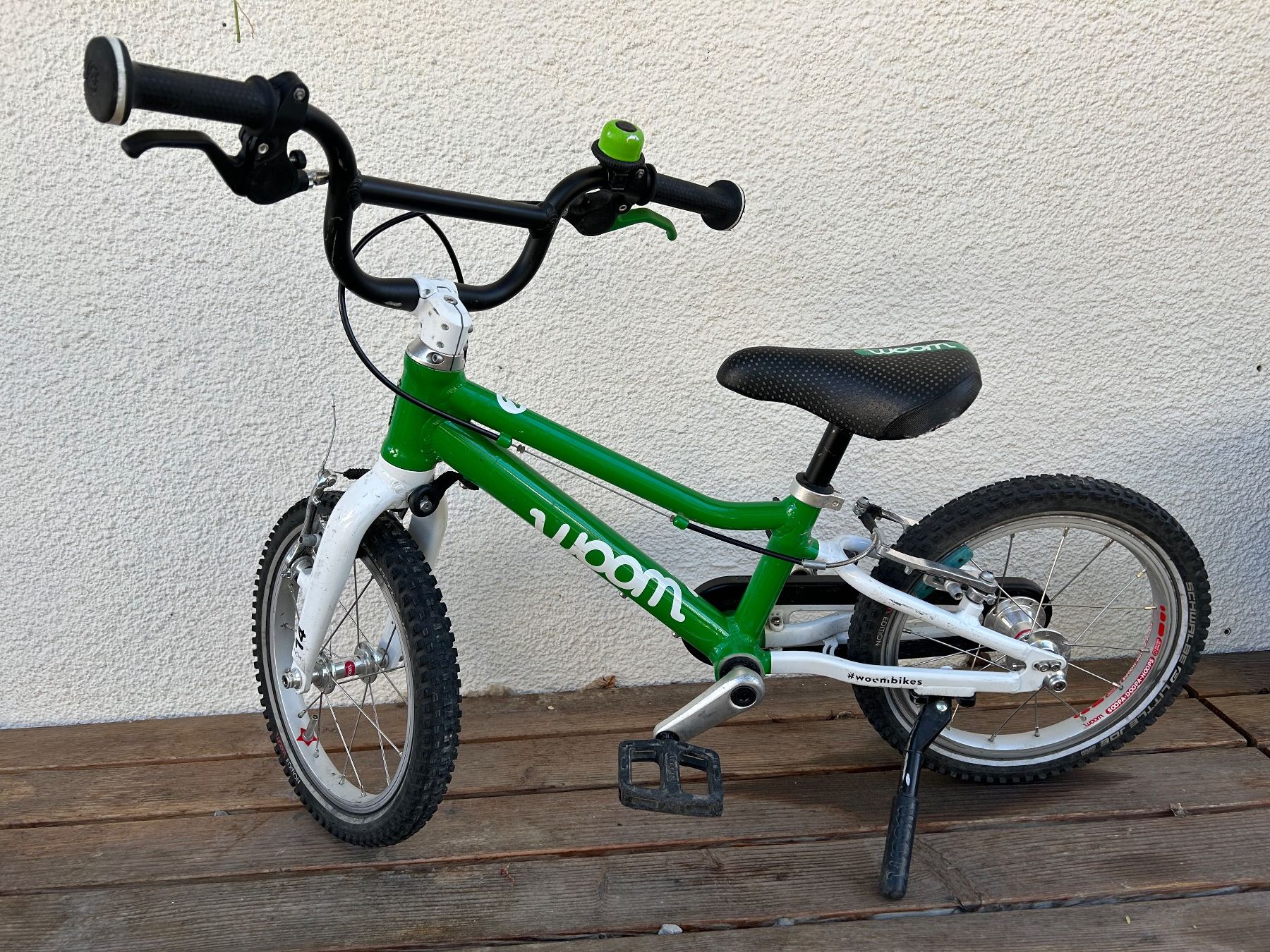 Woom Biciclette: Woom 2 Kindervelo grün – Usato da Zürich venduto da Salomon19