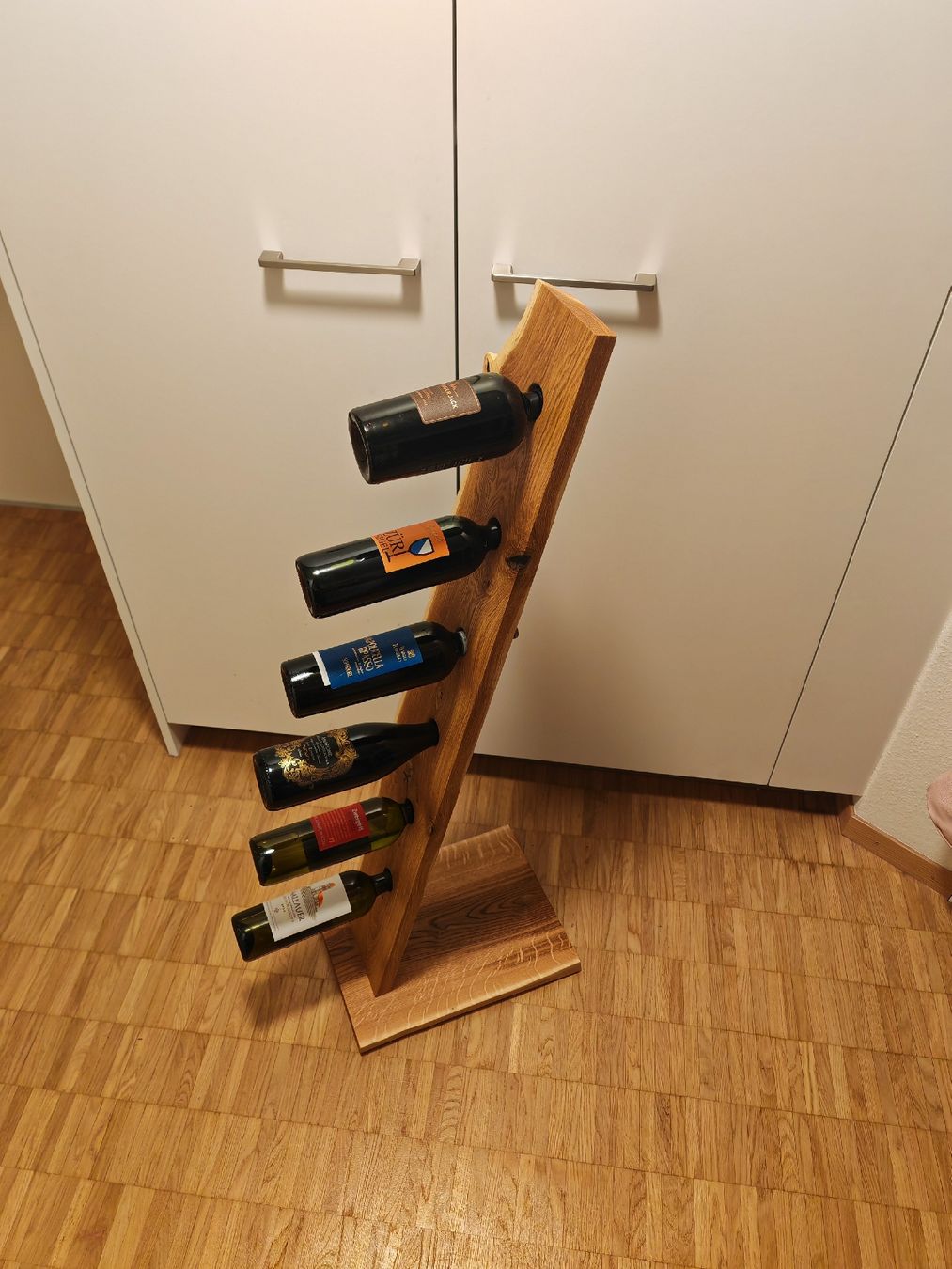 Etagères & Armoires à vins: Rustikaler Weinflaschenhalter Eiche  – Neuf (Voir description) à Wetzikon ZH par dirkschaub7 1