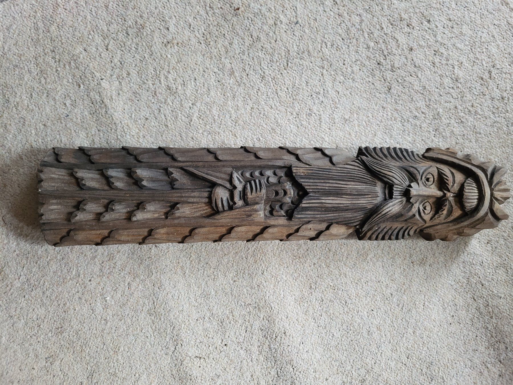 Sculture & Statue: ODIN FIGUR HOLZ 60X12X6 cm – Usato da Turbenthal venduto da kai_6277 1