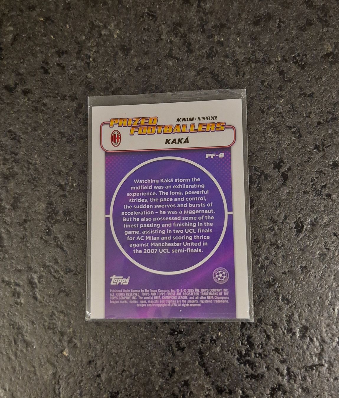 Topps Sammelbilder & Trading cards: Kaka - AC Milan - Topps – Neu (gemäss Beschreibung) aus Burg AG von Danoe 1
