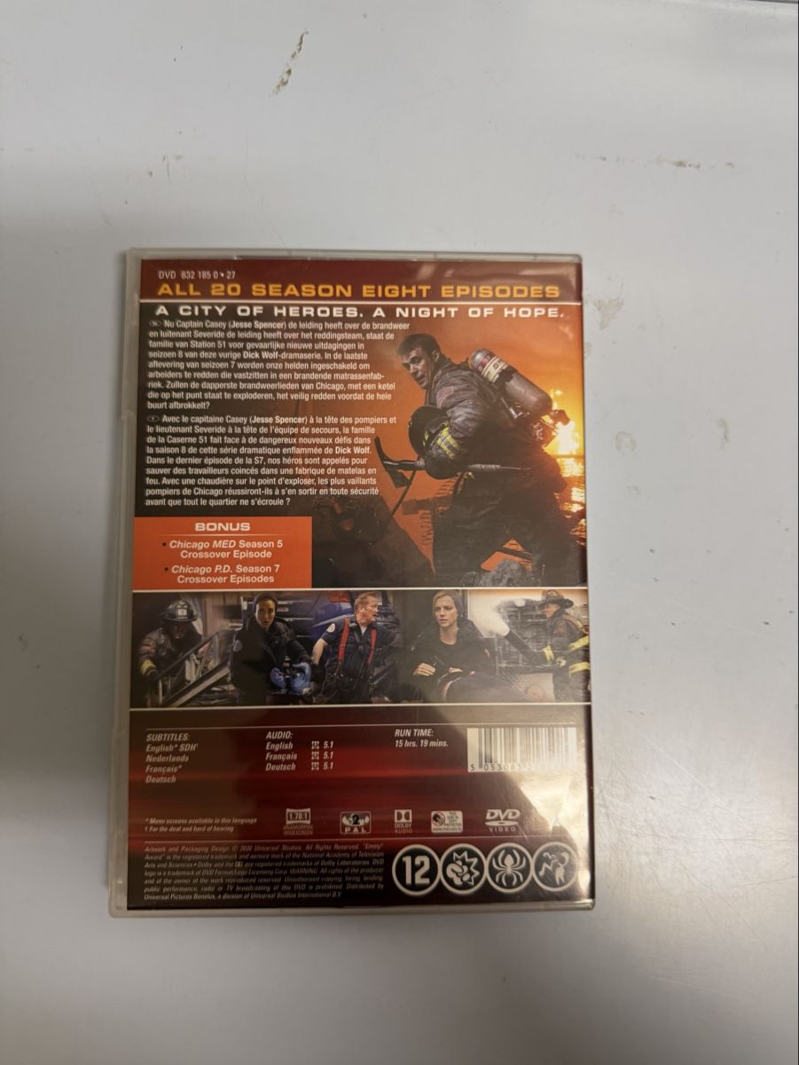 Alle DVDs: Chicago Fire Staffel 8 DVD neuwertig – Neu und originalverpackt aus Murgenthal von Tina_4055 1