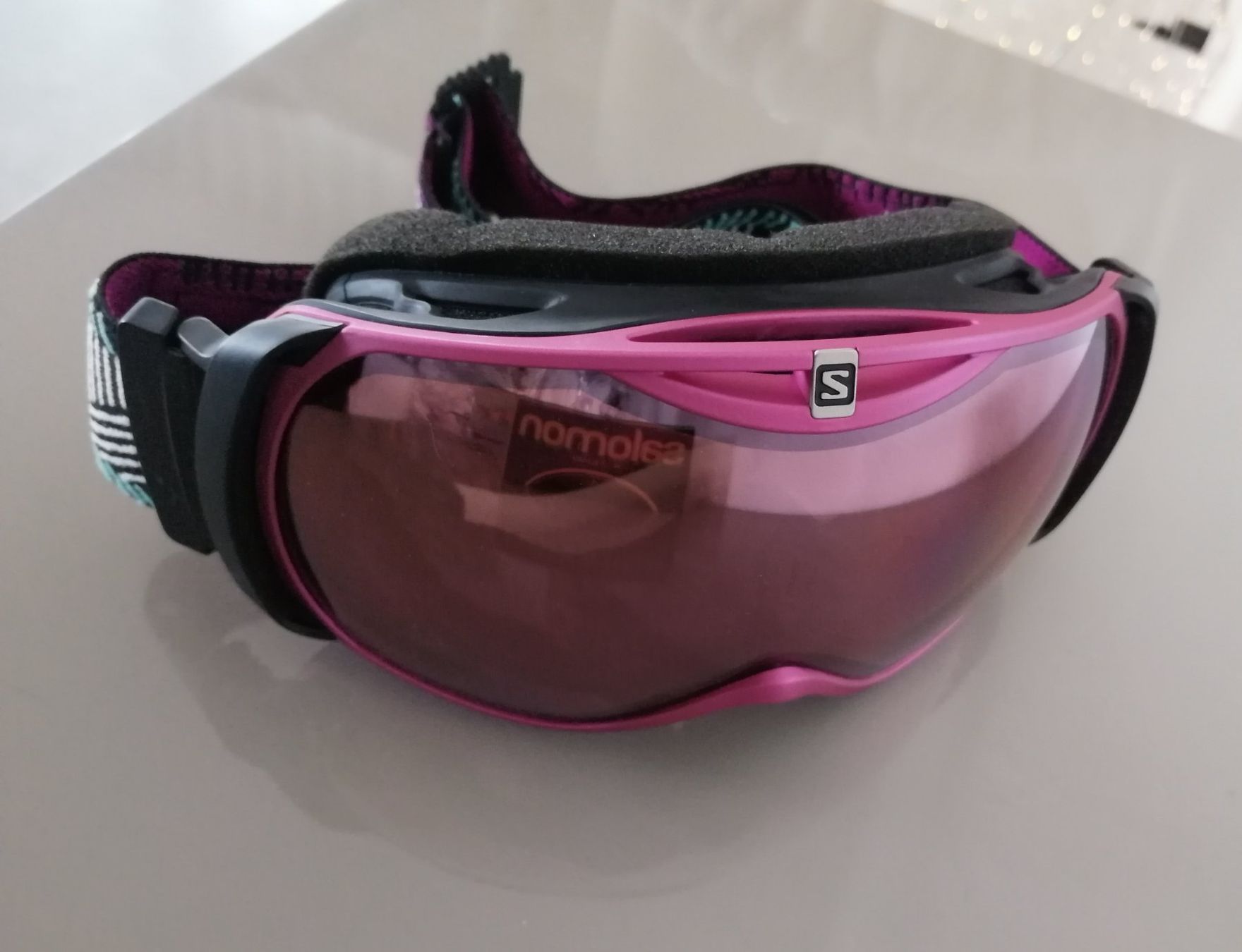 Salomon Occhiali & Lenti: Salomon Skibrille Rosa – Nuovo e nell'imballaggio originale da Mosnang venduto da creativist 1