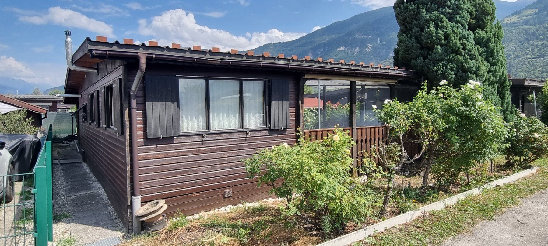 Mobilhome: Mobilhome de style chalet - Camping Robinson, Granges/Sierre – Gebraucht aus Granges VS von jer_n2b7 9
