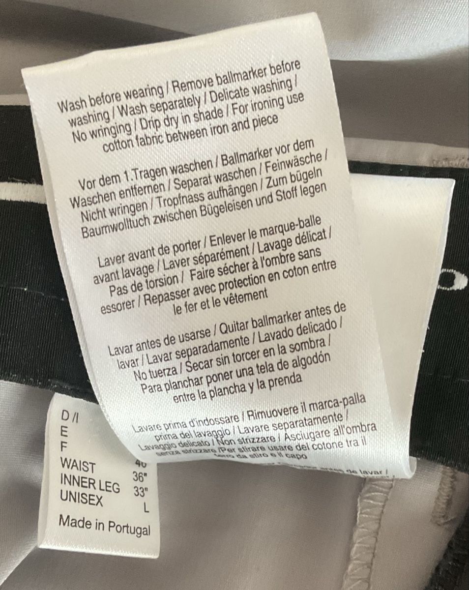 Pantaloni: Golfino pantalon léger de golf – Usato da Corseaux venduto da Mililaforet75 6