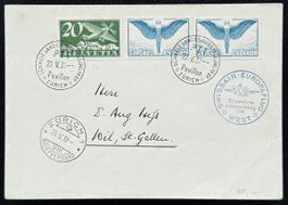 Swissair Europaflug WEST 1939 | Landesausstellung Zürich