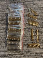 60 Gürtelschnallen gold farbig / Restposten