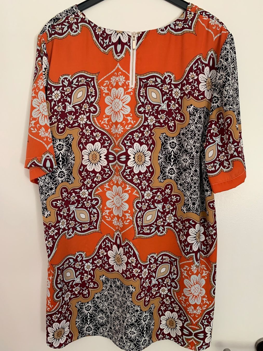 Avant Premiere Blusen: TUNIKA BLUSE GR  44 Orange bunt Marke Avant Premier – Gebraucht aus Nussbaumen AG von brigitebardot 1