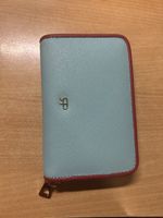 Nuovo Portafoglio azzurro con chiusura a cerniera