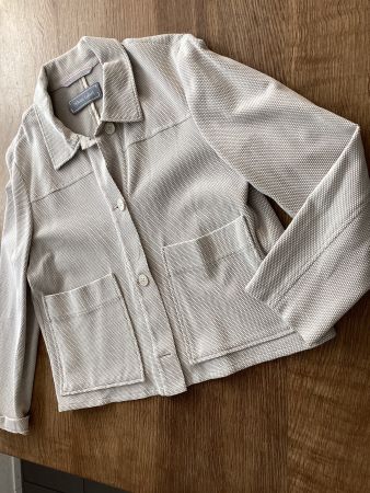 WHITE LABEL Blazer/Jacke Gr.40/M beige/mocca Blusenjacke