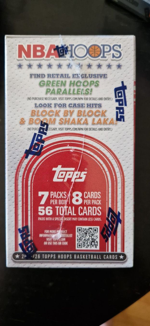 Topps Carte collezionabili: Blaster box de Topps nba hoops 2025-2026 NBA – Usato da Lutry venduto da SwissBBCards 1
