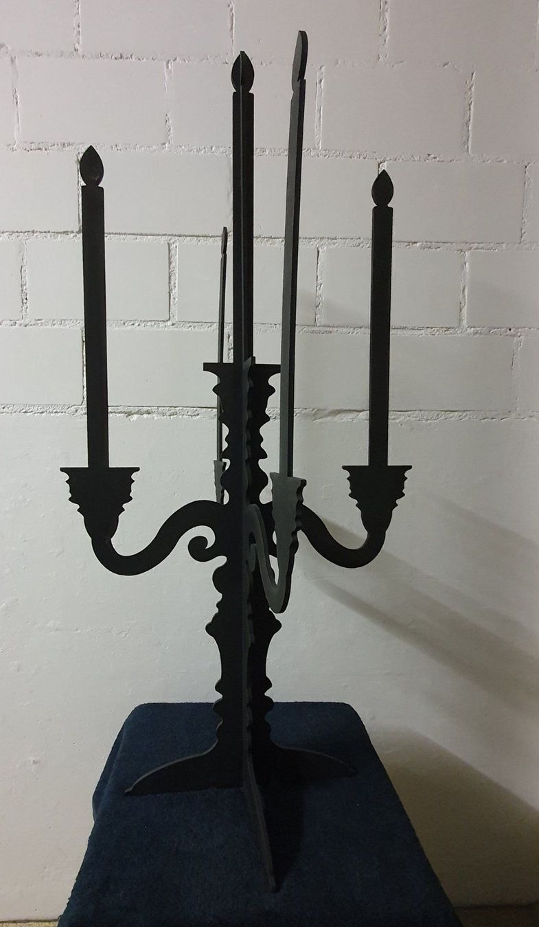 Tutte le decorazioni: Gothic / Steampunk / Barock Deko "Kerzenleuchter" schwarz – Usato da Muri AG venduto da Edlerweiss