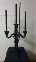 Gothic / Steampunk / Barock Deko "Kerzenleuchter" schwarz