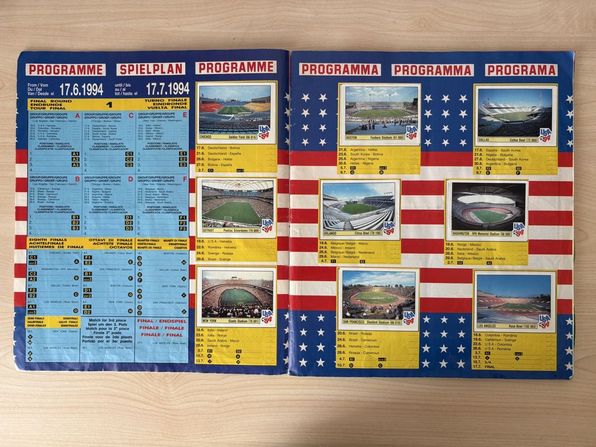 Panini Albums: Album Panini USA 94 – D'occasion à Lausanne par ValeMerky 3