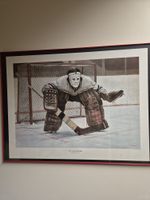 Gerahmtes Hockey Bild "At the crease"