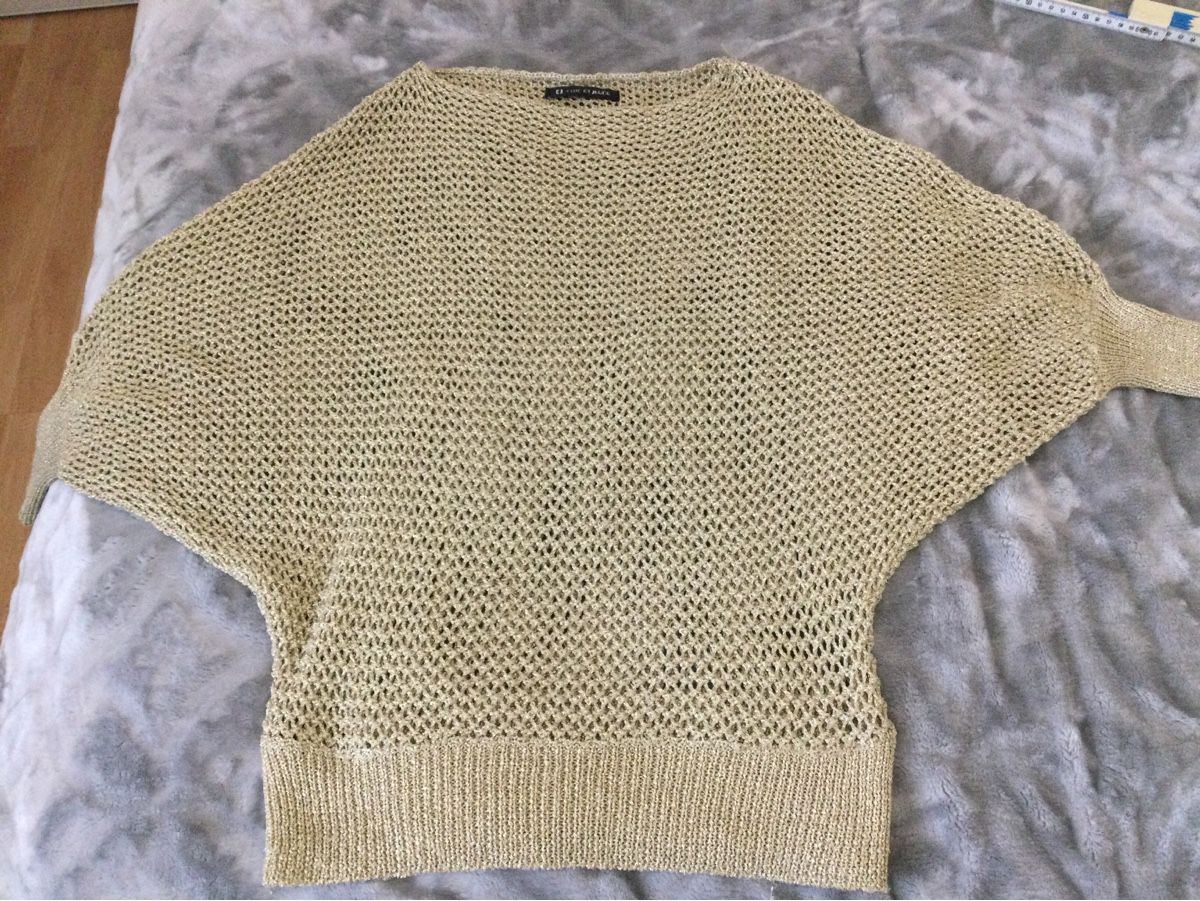 Maglioni & Felpe: Pullover Gold gelocht neuwertig  – Usato da Villnachern venduto da Anita2006