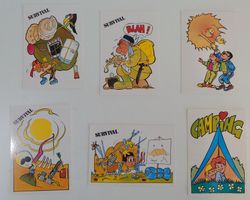Panini FantaSticker / Sticker aus den 80er Lot Survival