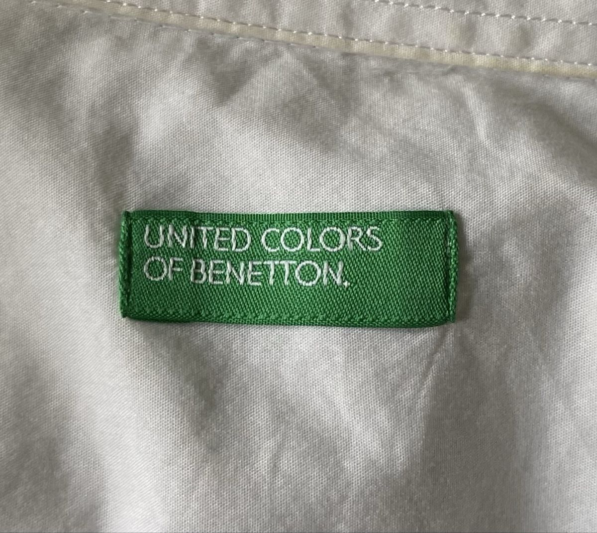 Benetton Camicie: Chemise Benetton blanche, 38 – Nuovo (secondo la descrizione) da Moutier venduto da chicboutique 2