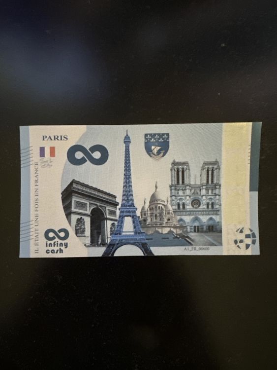 Infiny Cash Paris (billet souvenir) Kaufen auf Ricardo