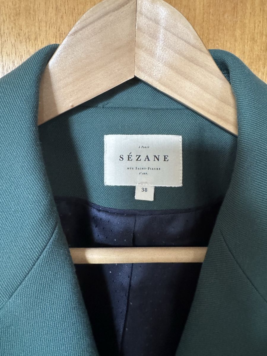 Sezane Giacche: Blazer Michele de Sézane - vert – Nuovo (secondo la descrizione) da Le Lignon venduto da mae_9hql 1