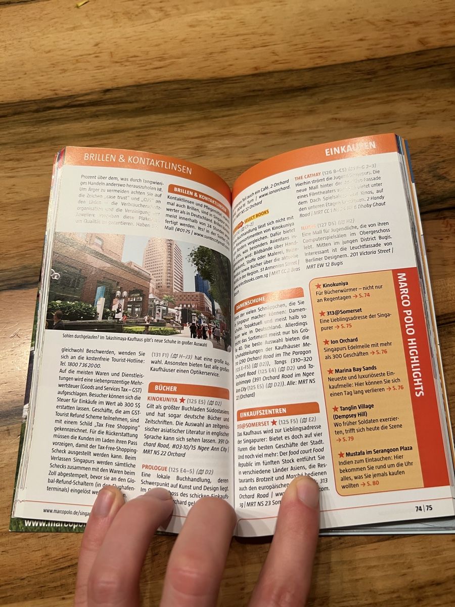 Libri: Reiseführer Singapur Marco Polo mit Insidertipps – Usato da Schongau venduto da Retro_Shop 5