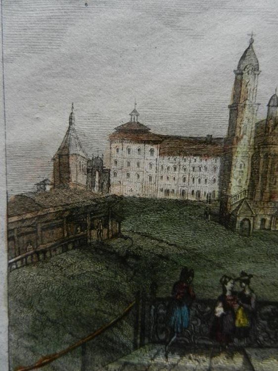 Incisioni: Einsiedeln Kloster koloriert – Usato da Risch venduto da Rischli15 3