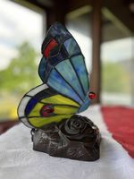 Lampe im Tiffany Stil, Schmetterling