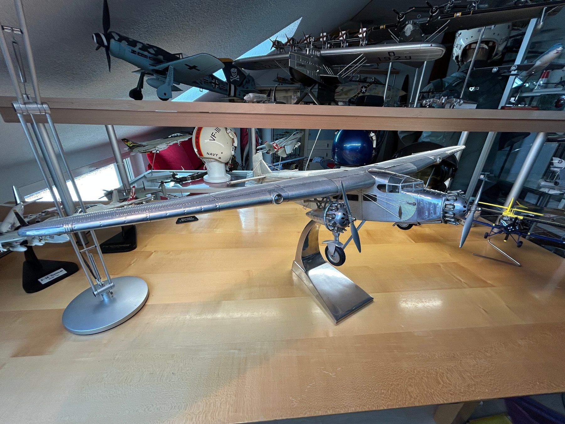 Kit di modellismo & Modellini statici: Flugzeugmodell Ford Trimotor von Authentic Models ca. 1:24 – Usato da Kloten venduto da HeiHo68 1