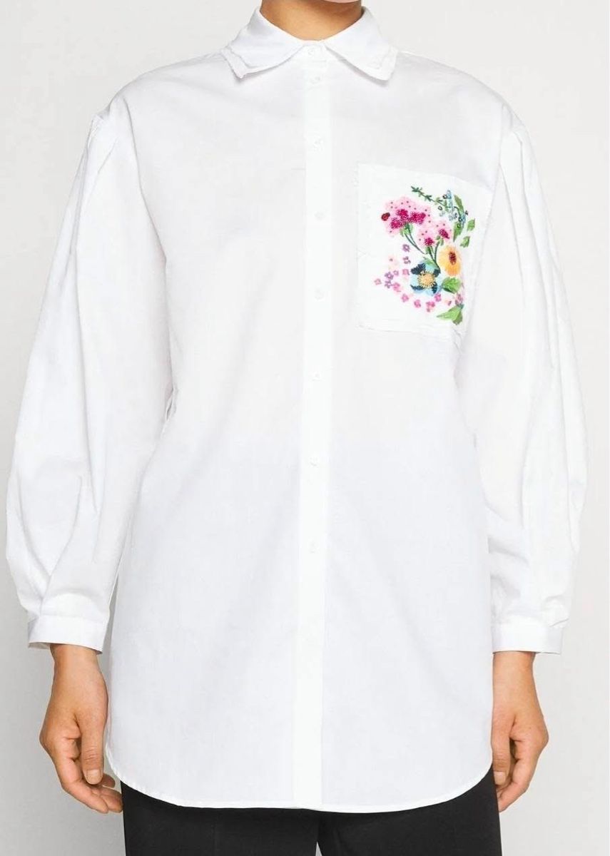 Camicette: Max & Co Embroidery White Shirt – Usato da St.Josefen venduto da lop_lh8d