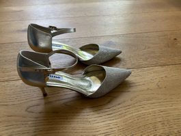Dune London Goldfarbene Schuhe, Gr. 37