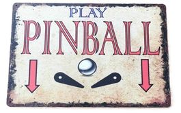 PINBALL   - Blechschild (neu, OVP)