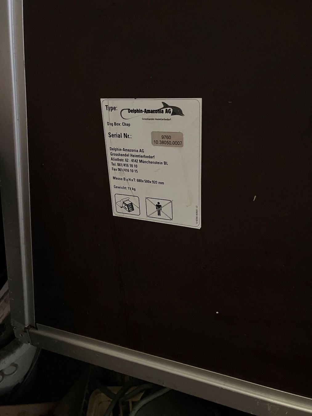 Gabbie, trasporto & Sicurezza: Hundebox – Usato da Cunter venduto da Bicasi58
