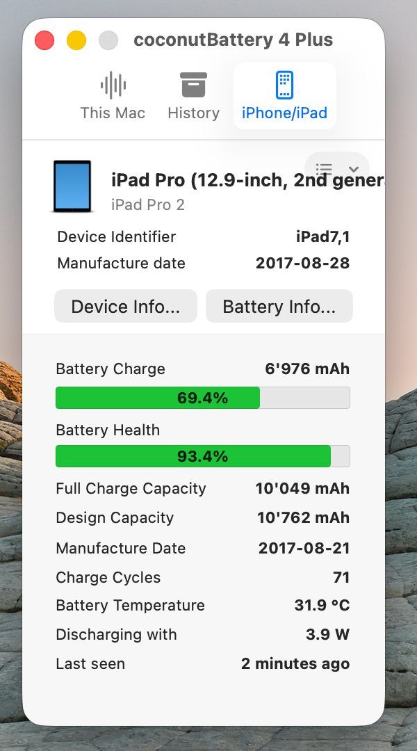 Apple Tablet PC: iPad Pro 12.9" 2nd Gen. 512GB inkl. Apple Pencil – Usato da Steffisburg venduto da SuperTech1 7