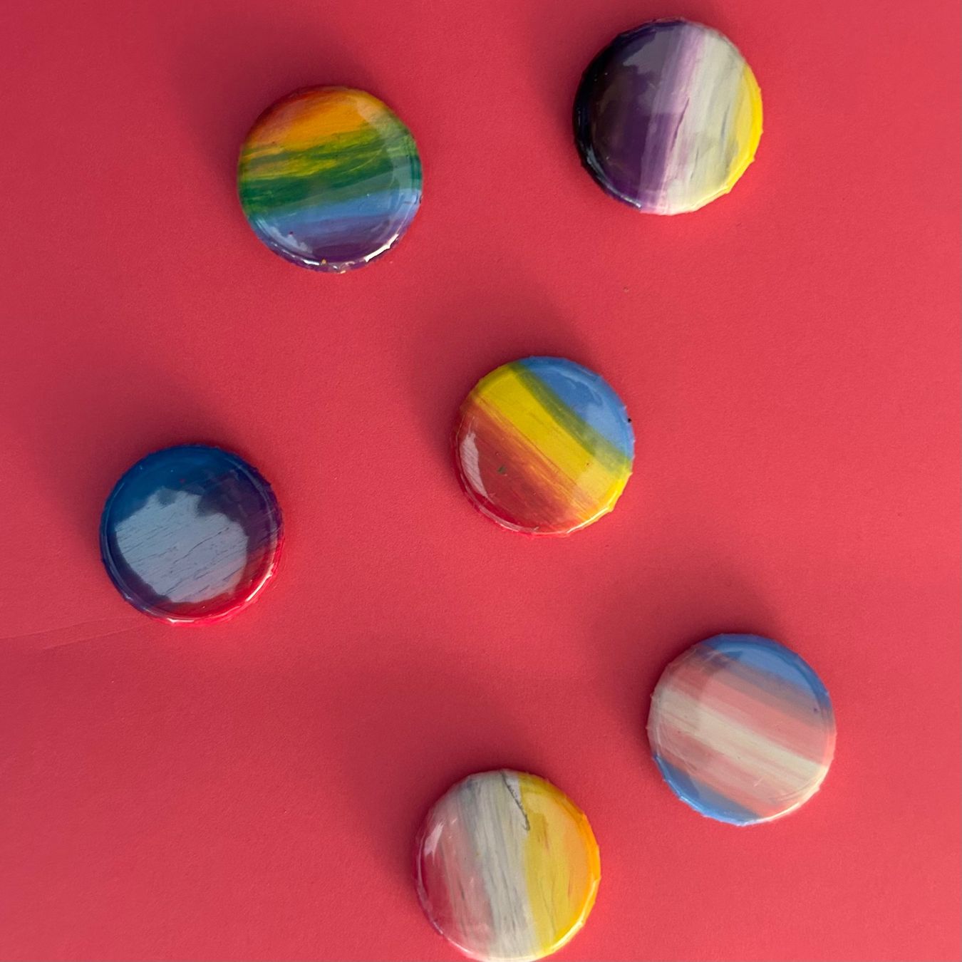 Placchette & Badge: Rainbow Flagge Anstecker – Nuovo (secondo la descrizione) da Winterthur venduto da genderbender 1
