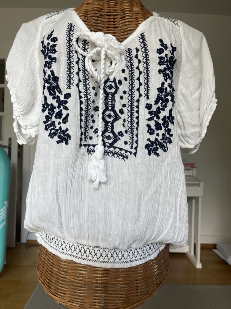 Camicette: Bluse mit Stickereien, Black Box, M – Usato da Solothurn venduto da Bobesch08 3