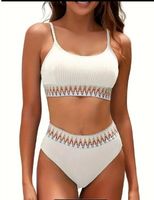 NEUER Bikini weiss - bunt Gr. S - 224233