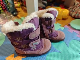 Elefanten Winterstiefel gefüttert lila Grösse 20