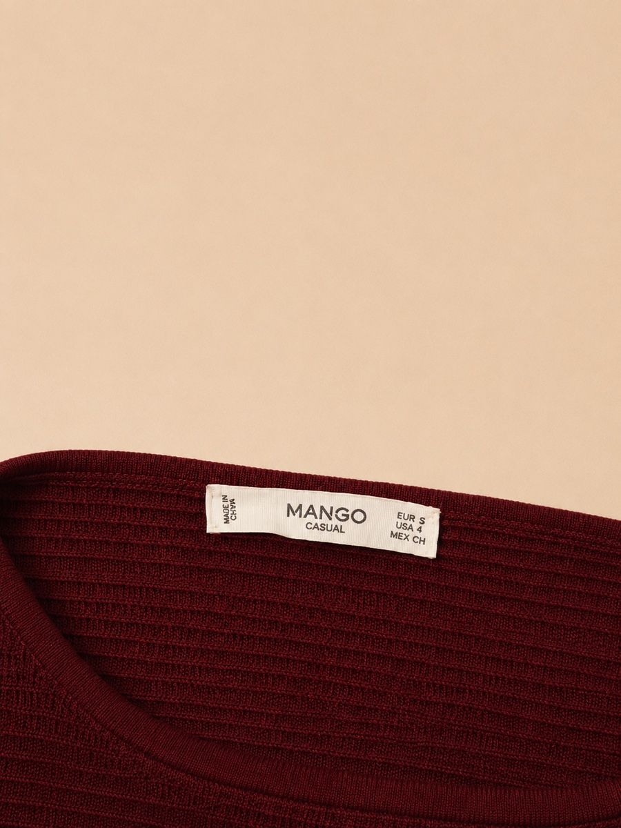 Mango Vestiti: ROBE MOULANTE BORDEAUX MANGO – Nuovo (secondo la descrizione) da Lausanne venduto da KeNaChic 2