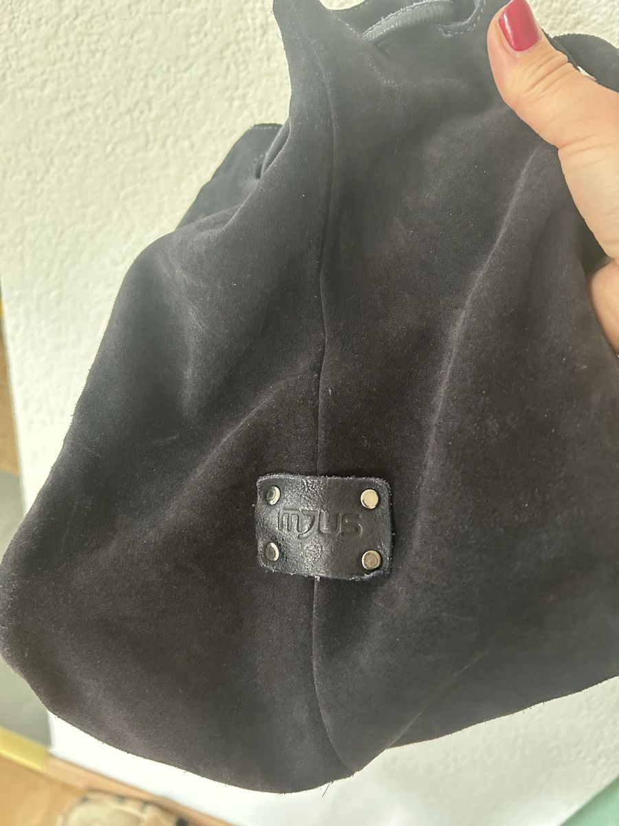 Mjus Borse da donna: Dunkelblaue Wildledertasche von Mjus – Usato da Aarberg venduto da lep_qc92 4