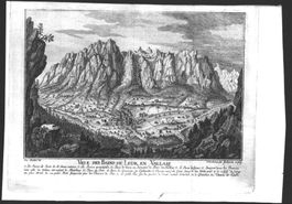 Leukerbad  von Wachsmuth 1764