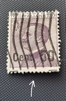 Italien briefmarke abart dezentriert