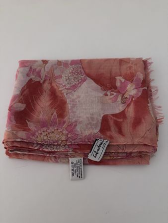 Salvatore Ferragamo floral scarf wool-silk-cashmere