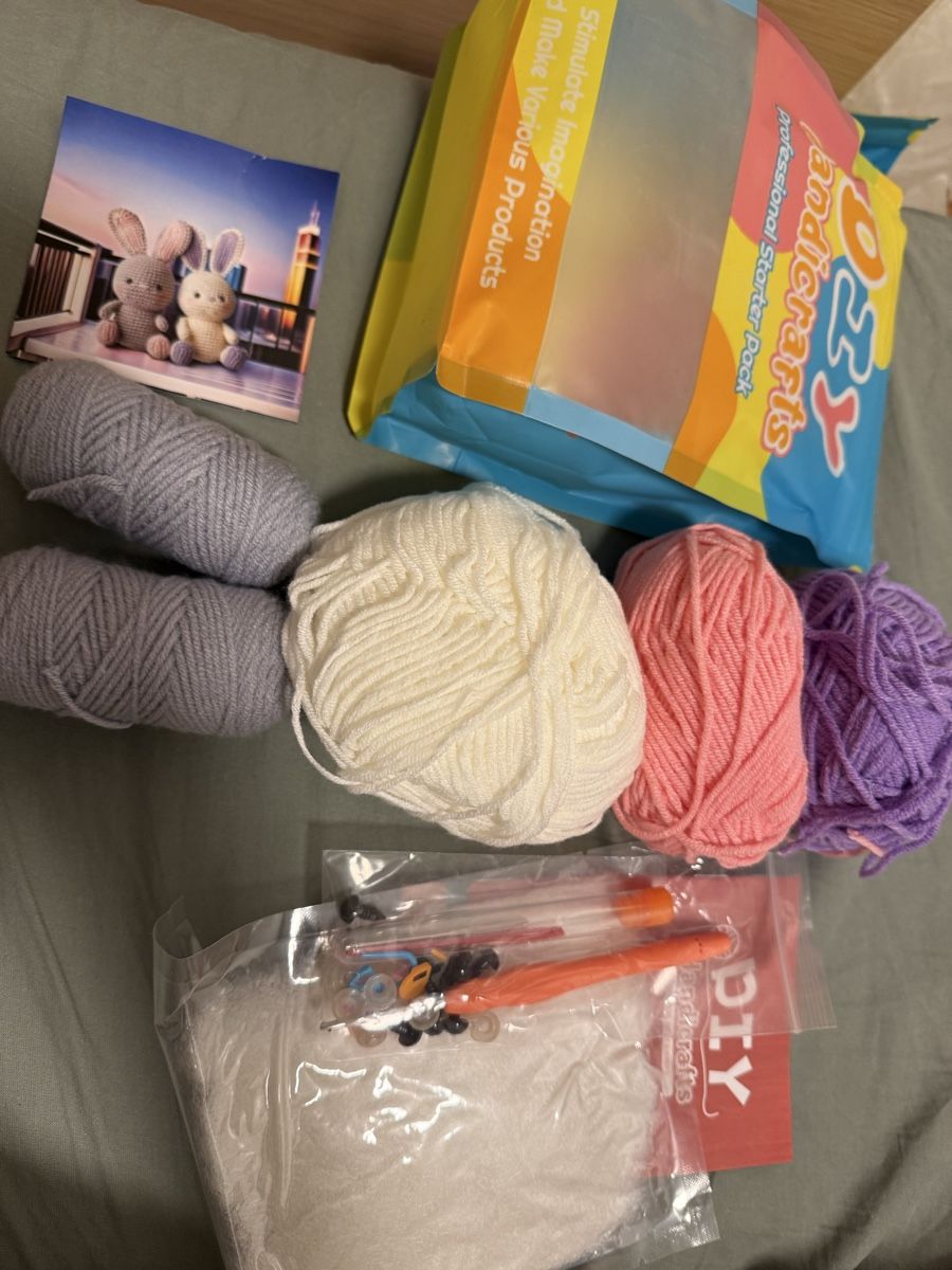 Kit bricolage: DIY Häkelset Hasen, neu – Nuovo e nell'imballaggio originale da Lenzburg venduto da car_pzg8 1