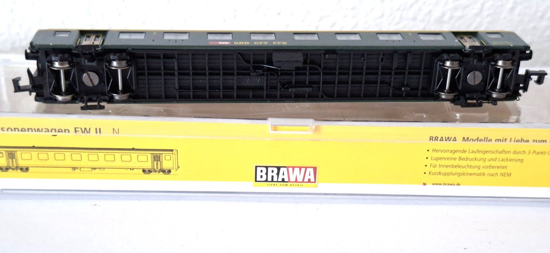 Brawa Modelleisenbahnen: Brawa SBB EW II A 65222 – Gebraucht aus Biberist von Ntrains 4